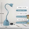 EJIAXIN Gooseneck Desk Lamp 360 LED Flexible Reading Light for