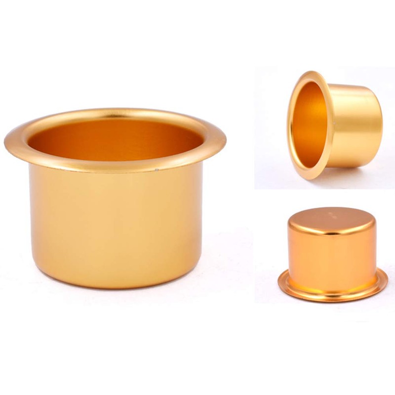 2Pcs Metal Sofa Recliner-Handles Cup Holder Insert Replacement Drink Can