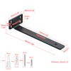 Pack of 4 Shelf Brackets Heavy Duty 20 cm Metal