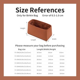 Dorrarium Silk Organizer for Hermes Birkin 25/30/35– Luxury Silky Smooth Tote Premium Handbag Insert Divider, Bag Shaper with Divider, Non-Slip Purse Inserter, Comes with Bonus Scarf