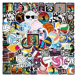 100 Volleyball Themed Stickers, Sports Element Stickers, Creative Stickers, Gift Stickers, Decorative Stickers