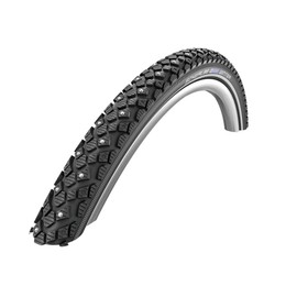 Schwalbe Winter 700Cx30C Wire Kevlar Guard Reflex Studded 50TPI 50-95PSI 805g Tire, Black, 28" x 1.20