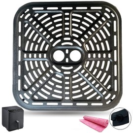 HQT Premium Air Fryer Crisping Plate for COSORI 6.8QT 12-in-1 Dual Blaze Air Fryers, Air Fryer Grill Pan Plate Crisper Tray Rack Grate Grid Shelf for COSORI 6.8QT Air Fryer, Nonstick, Dishwasher Safe