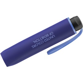 United Colors of Benetton Cuatrogotas 2018 Regenschirm, faltbar, 60 cm, Blau, 95 cm