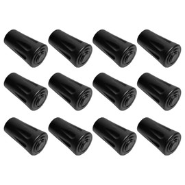 GDFHBD 12 Pieces Of Hiking Pole Round Foot Cover, Rubber Buffer, Cane Rubber Buffer, Hiking Pole Accessories, Hiking Pole Anti-Slip Cover.