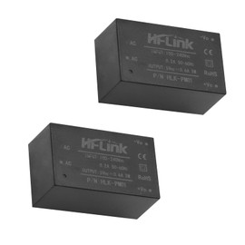 Mini Power Supply Module 220V to 5V, QIQIAZI Insulated AC-DC Power Supply Module Compatible with Arduino, RPI (Pack of 2)