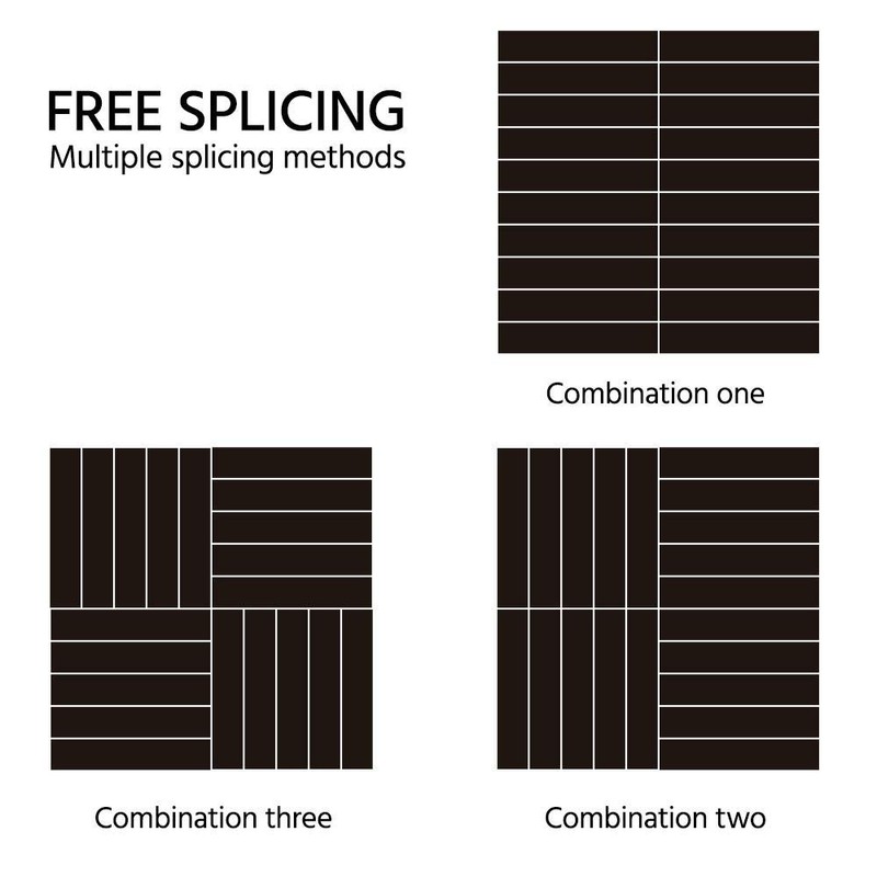 Yaheetech 27PCS Interlocking Wooden Flooring Patio Deck Tiles Solid Wood