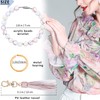 BIHRTC Keychain Wristlet Braclet Acrylic Beads Key Ring Bracelet for