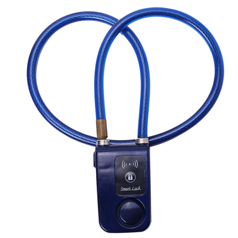APP Control Bluetooth Smart Lock Anti Theft Alarm Chain Lock