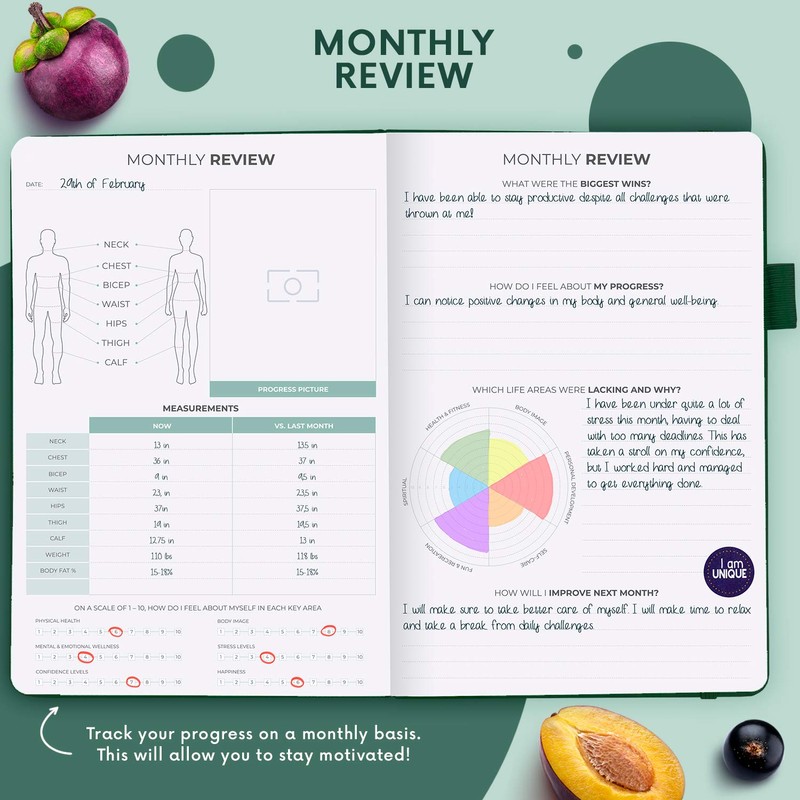 Clever Fox Wellness Planner - Weekly & Daily Health and