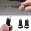 Ximimark 4Pcs 3.5MM Audio Video Jack Socket Stereo Solder Panel