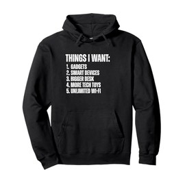 Tech Enthusiast Pun for Gadgets Innovation Coding Geek Fan Pullover Hoodie