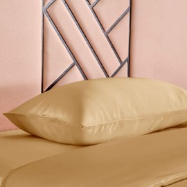 THXSILK 100% 19 Momme Silk Pillowcase Cushion Cover with Zip - Silk Pillow Cover - Super Soft and Smooth Silk Pillow Cover