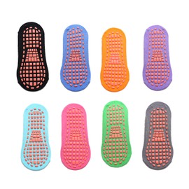 8 Pairs Anti Slip Yoga Dance Pilates Colorful Anti Skid Socks for Men Women Fitness Colorful Adult Unisex 35‑42