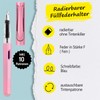 LVZONGXIN Erasable Fountain Pen with Erasable [Blue] I Includes 10