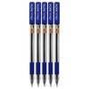 ELKOS Anom Ballpoint Pens, BLUE, 0.7mm Fine Point, Pack of