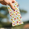 GLOBLELAND Pack of 2 Colourful Soft Glasses Case with Floral