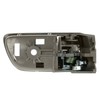 TRQ Left Interior Door Handle Chrome & Brown Drivers Side
