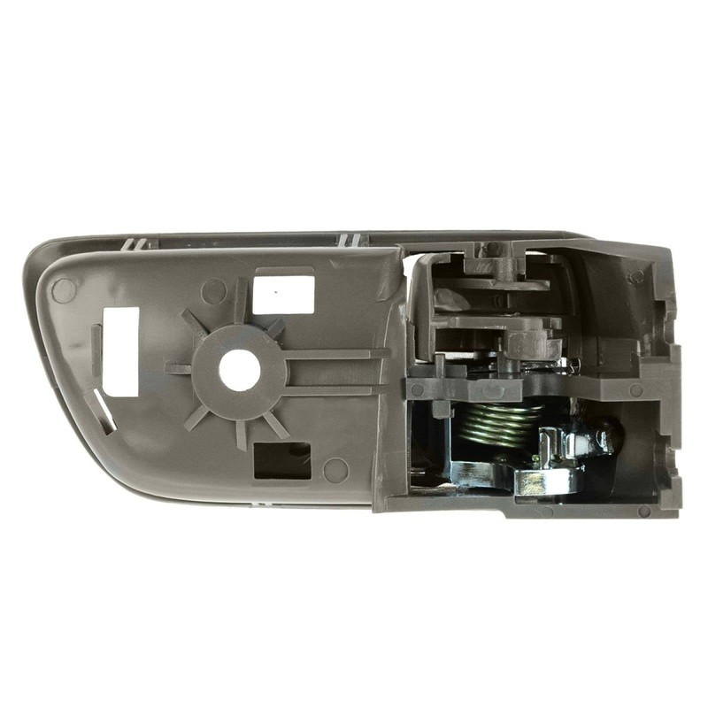 TRQ Left Interior Door Handle Chrome & Brown Drivers Side