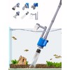 UPETTOOLS Aquarium Gravel Cleaner - Electric Automatic Removable Vacuum Water