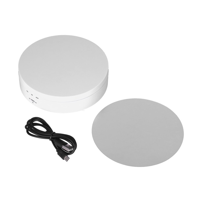 Motorized Rotating Display Stand 138mm Electric Rotating Turntable 3 Speed