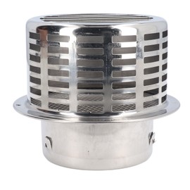 Stainless Steel Air Vent Cap Louvered Vent Cover Round Air Vent Louver Dryer Vent Covers Ventilation Grill Hood for Home Extra Large