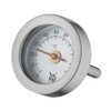 WMF Vitalis Thermometer, Ersatzteil für Dampfgarer Glasdeckel rechteckig, Cromargan Edelstahl