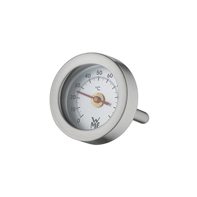 WMF Vitalis Thermometer, Ersatzteil für Dampfgarer Glasdeckel rechteckig, Cromargan Edelstahl