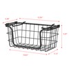 Oceanstar Stackable Metal Storage Set BSS1811 for Pantry, Countertop, Kitchen