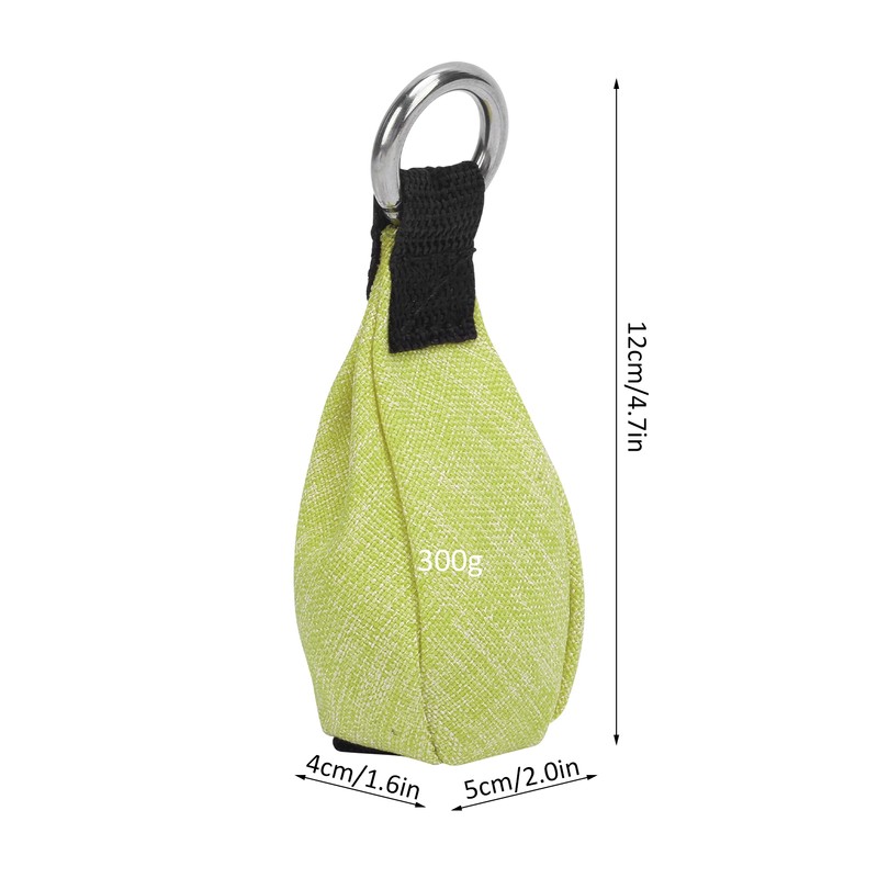 Throwing Weight Bag Portable Arborist Equipment Metal Ring Small Sandbags