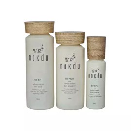 Koreana 코리아나 발효녹두 맑은 3종(토너X에멀젼X에센스) Koreana Fermented Mung Bean Clear 3-Piece Set (Toner, Emulsion, Essence)