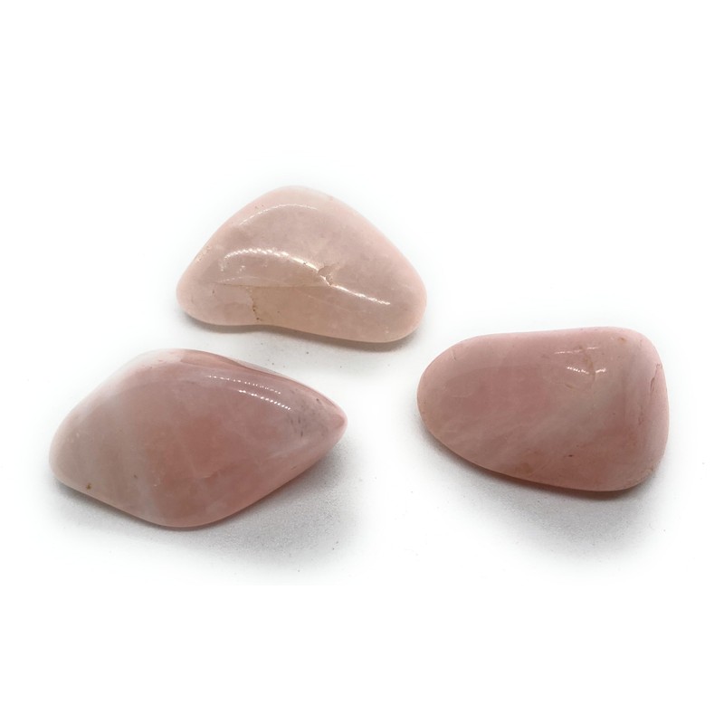 Rose Quartz Large Crystal Tumbled Stones - 1 Pc