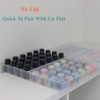 BangQiao 2 Pack Fixed 24 Grids Clear Plastic Organizer Sorting