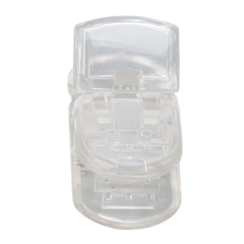 20pcs Hearing Aid Lanyard Clip ABS Portable Transparent Clip Accessory