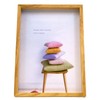 KING 70165 JK101-2L-NT Picture Frame Wood Frame 2L Natural
