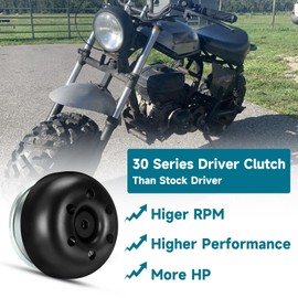 FVRITO Super 30 Series Torque Converter Driver Clutch for Predator 212cc 196cc 224cc Ghost 6.5hp Hemi Coleman CT200U BT200X Mini Bike CT200U-EX Baja Warrior Manco KT196 Go Kart Small Engines
