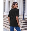 HOTOUCH Basic Tees for Women Oversized T Shirts V Neck