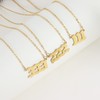 Angel Number Necklace for Women 111 222 333 444 555