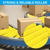 PATIKIL Polyurethane Coated Conveyor Roller 2.4" Diameter 8" Length, Stainless