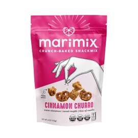 Marimix Snack Mix | Cinnamon Churro | Crunch Baked Sweet & Salty Savory Plant Based Naturally Gluten Free Whole Grain Fiber Charcuterie Pretzel Trail Party Mix | No Artificial Ingredients