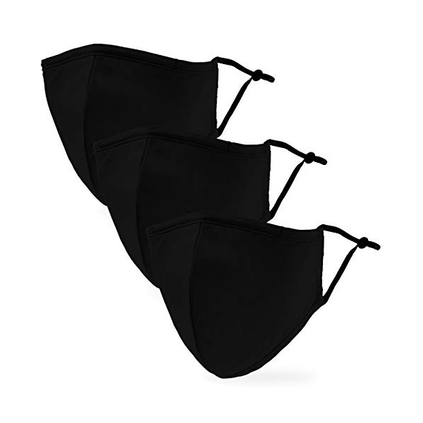 Weddingstar 3 Pack Kid's 3-Ply Washable Cloth Face Mask Reusable