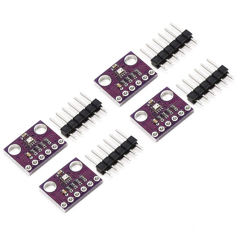 4 Pieces Temperature Sensor Board, GY-BMP280-3.3 Humidity Sensor 300-1100 HPa