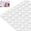 Pack of 100 Non-Slip Pads Glass Plate, Protective Buffer Spacers,