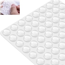 Pack of 100 Non-Slip Pads Glass Plate, Protective Buffer Spacers, Table Tops and Furniture, Ideal as a Protective Buffer Against Slipping and Damage, Easy to Use on Various