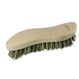 4 gws S-Shape Scrubbing Brushes, 21 cm, Made of Beech Wood with Union Fibre, Robust Heat Resistant Brush for Household and Workshop