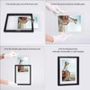 Trwcrt 4x6 Floating Picture Frames Set of 4, Double Glass