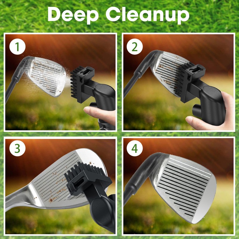 Pro Golf Club Cleaner - 4oz Water Bottle with Groove