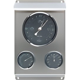 Hokco Weather Station Barometer Thermometer Hygrometer Stainless Steel