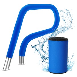 Aolabela Pool Handrail Cover, 6 Feet Slip Resistant Hand Rail Covers with Zipper, Safety Grip Sleeve for Swimming Pool Inground Ladder Handles Hand Railing Covers Grips, PHC-0424