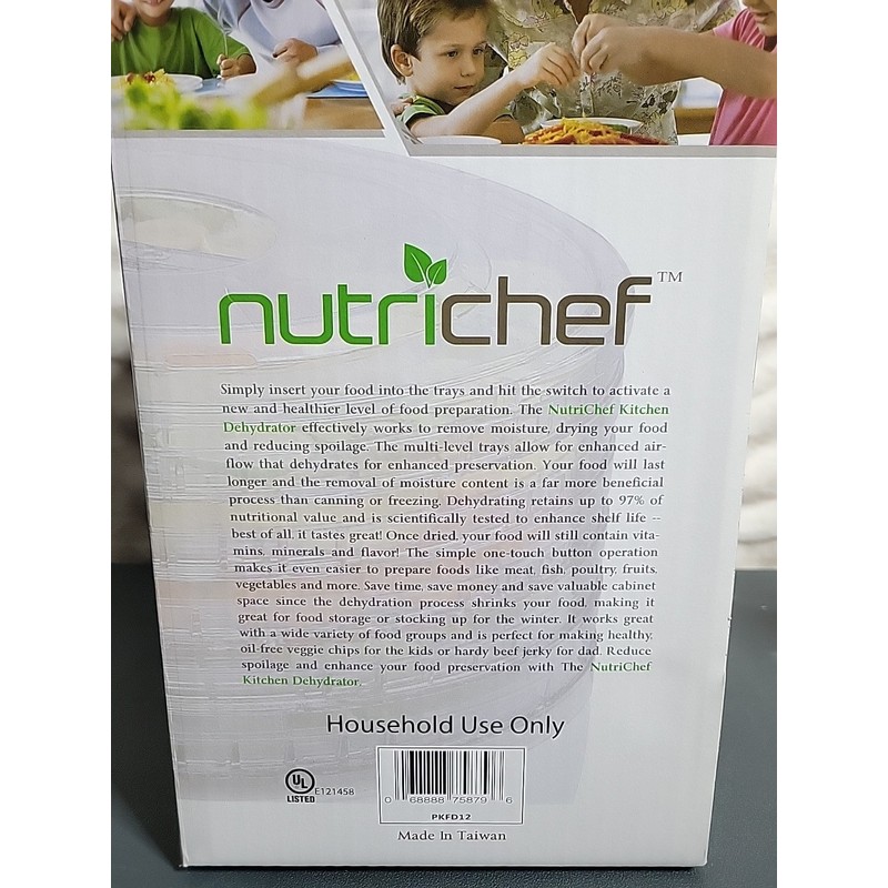 Pyle New Food Dehydrator, NutriChef Kitchen Electric Countertop Food Preserver